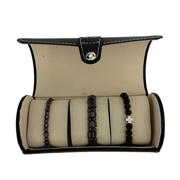 Andrew Christian Hematite Metallic Bracelet - Picture 3 of 5